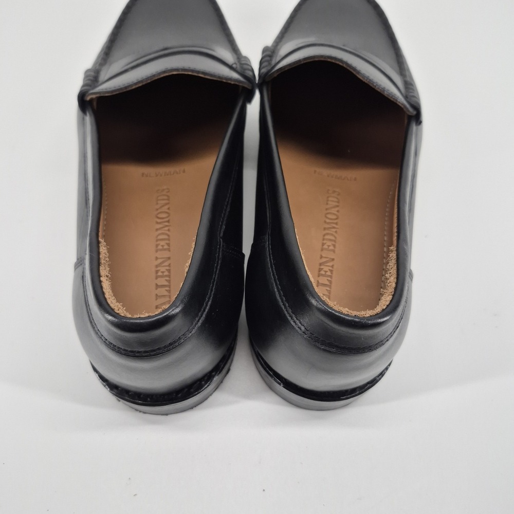 Allen Edmonds "NEWMAN" Men's Leather Penny Loafer 10.5 EEE Black - Picture 7 of 10
